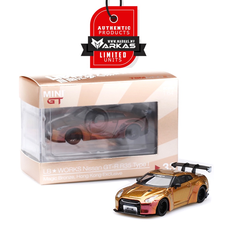 MINI GT 1/64 #33 HK TOYEAST EXCLUSIVE LB☆WORKS NISSAN GT-R