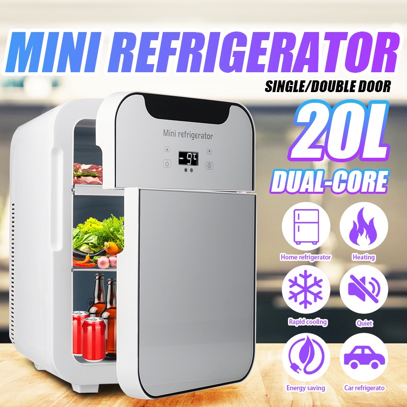 VEVOR 12 Volt Refrigerator, Portable Refrigerator (-4~68) with App Control Car Compressor Fridge Cooler 12V/24V DC and 110-220