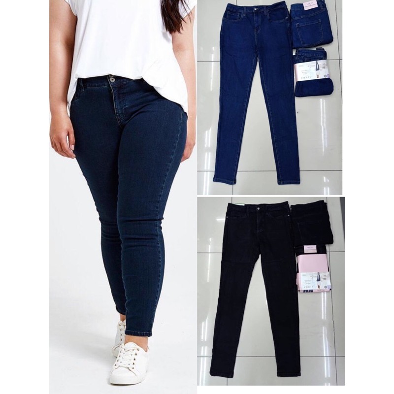 Seluar jeans store perempuan plus size