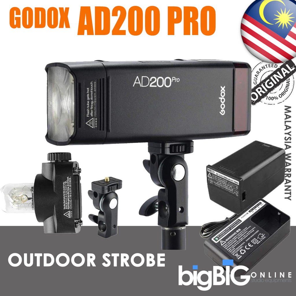 Godox AD200 Pro AD300 Pro AD100 Pro TTL X2 Mini Outdoor Strobe