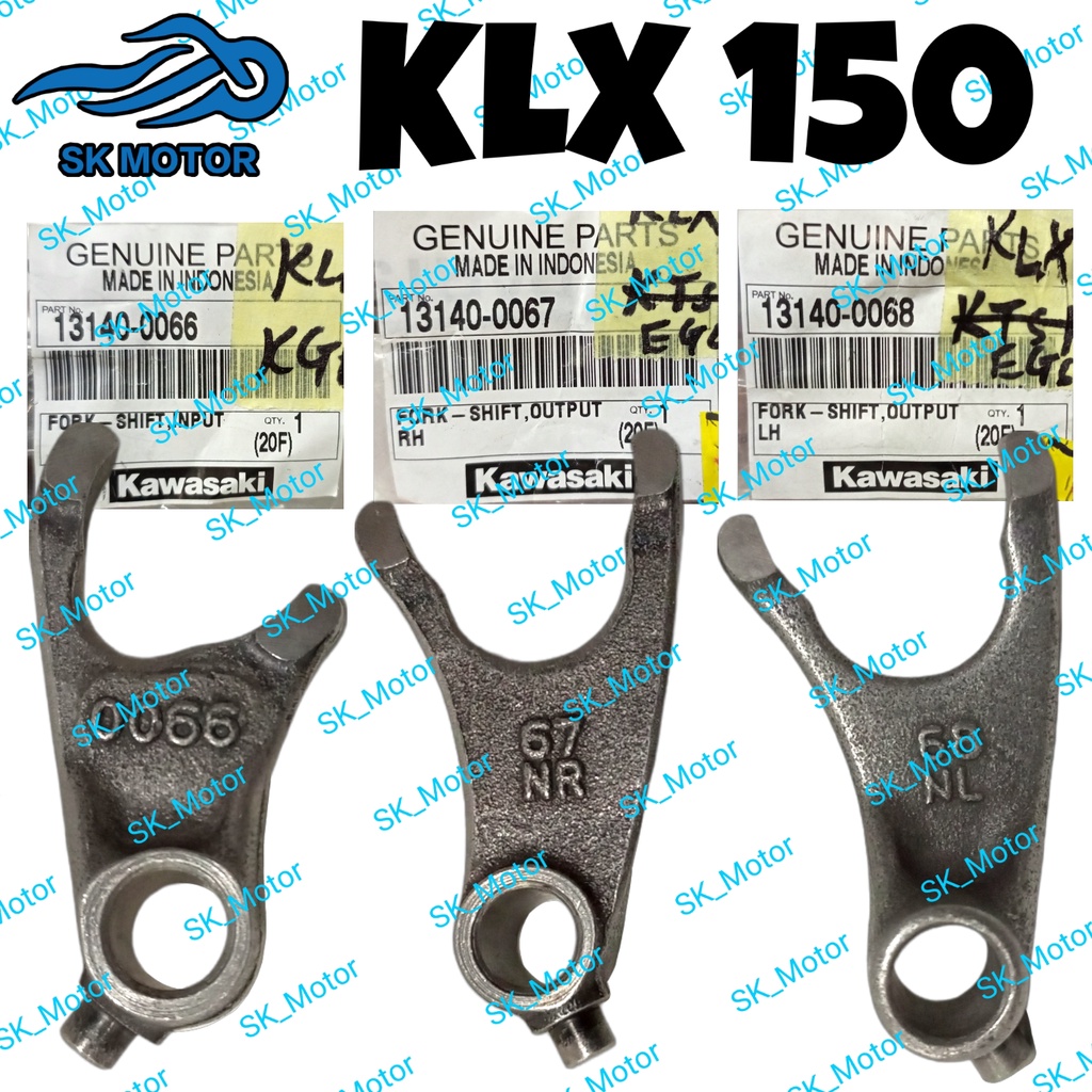 Kawasaki KLX150 KLX 150 Original Input Fork Shift Output Fork Shift R/H ...