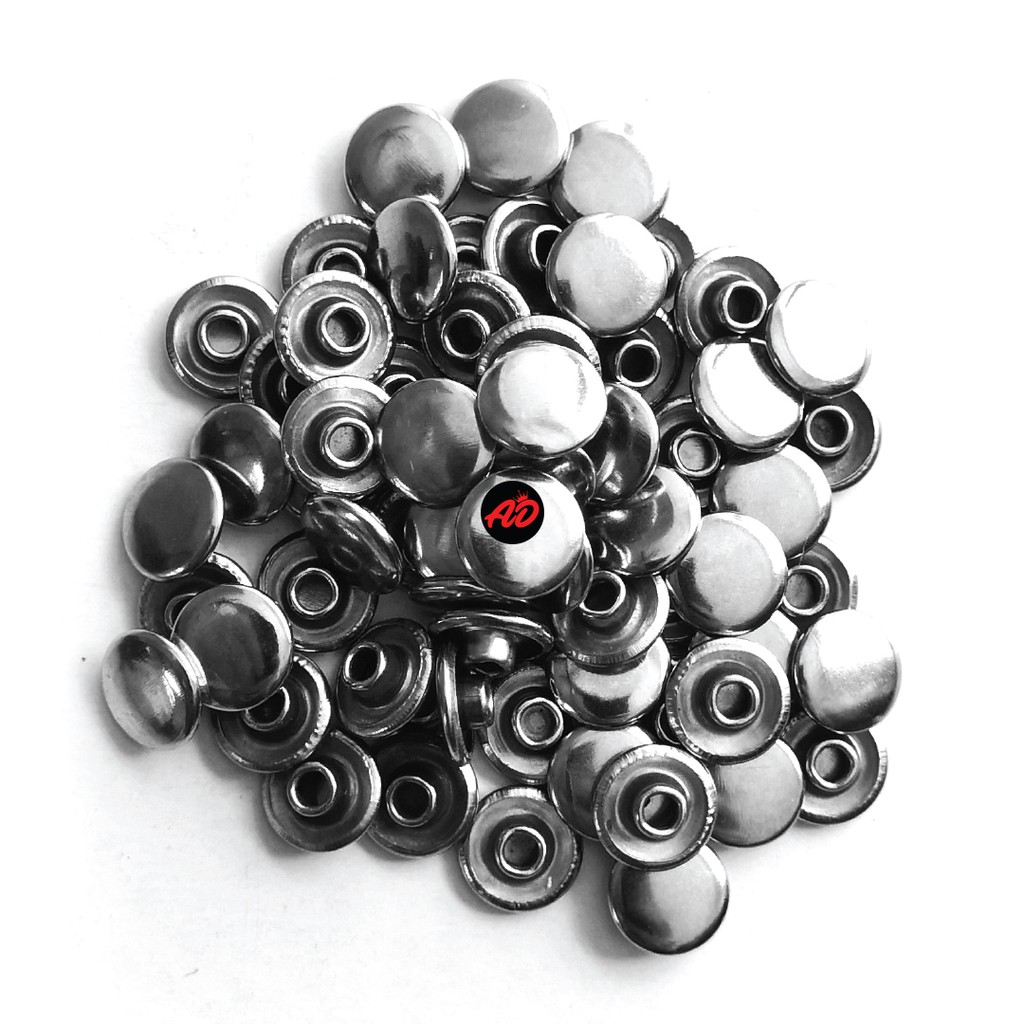 Rivet lock Button silver colour | Shopee Malaysia