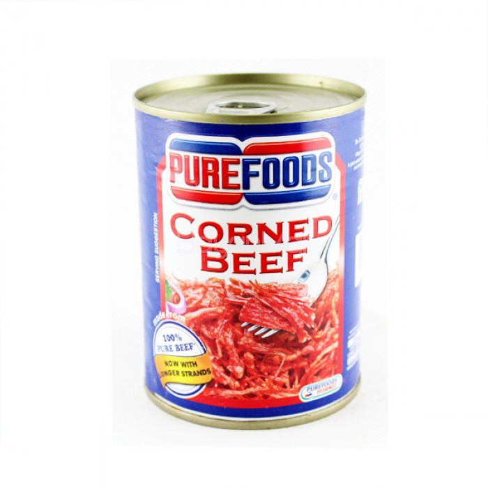 PUREFOODS CORNED BEEF 100 PURE BEEF 380G Halal Shopee Malaysia