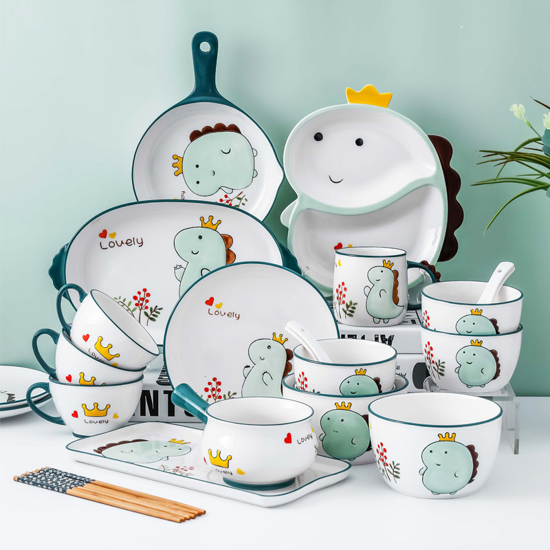 Ceramic top childrens dinnerware