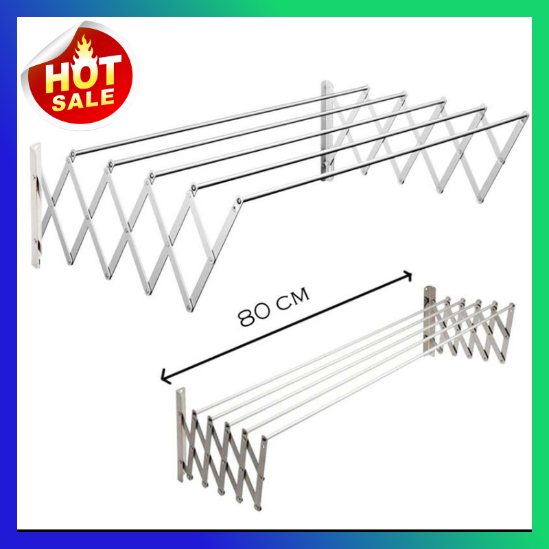 Aluminium Retractable Drying Rack Cloth Hanger Shopee