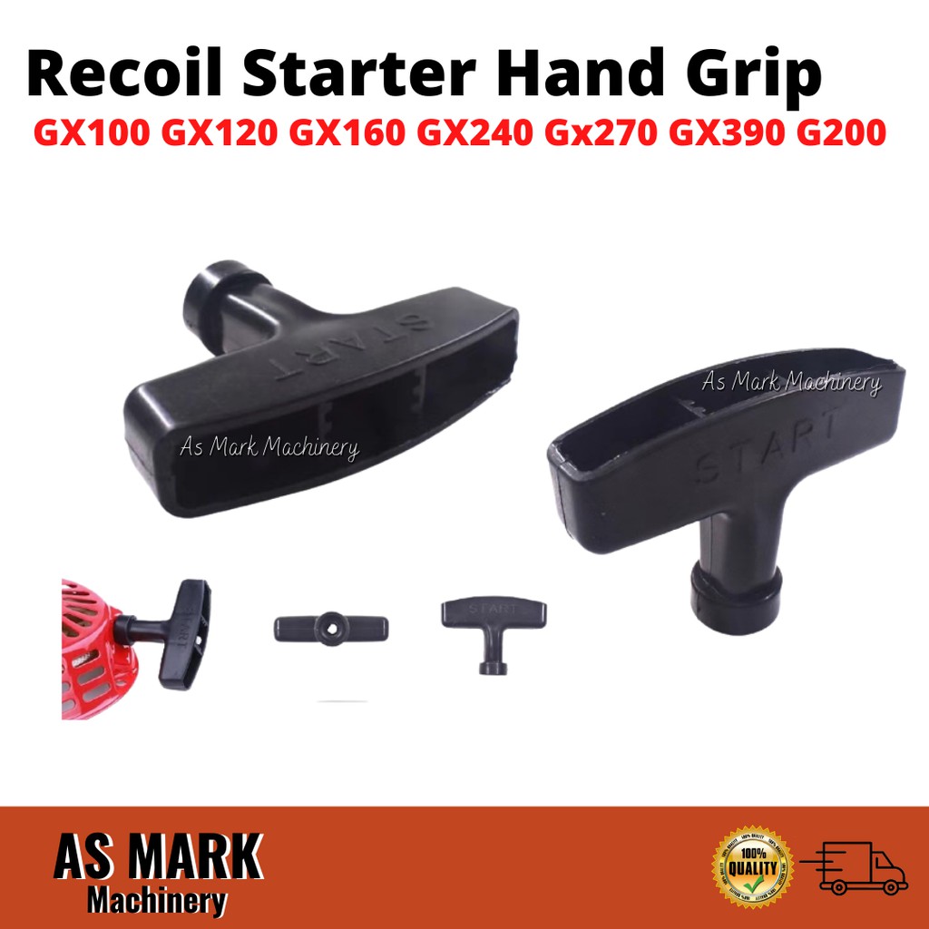 Adefol Recoil Starter Pull Handle & Rope Kit For Honda GX Series Engines (GX100, GX120, GX160, Etc.)