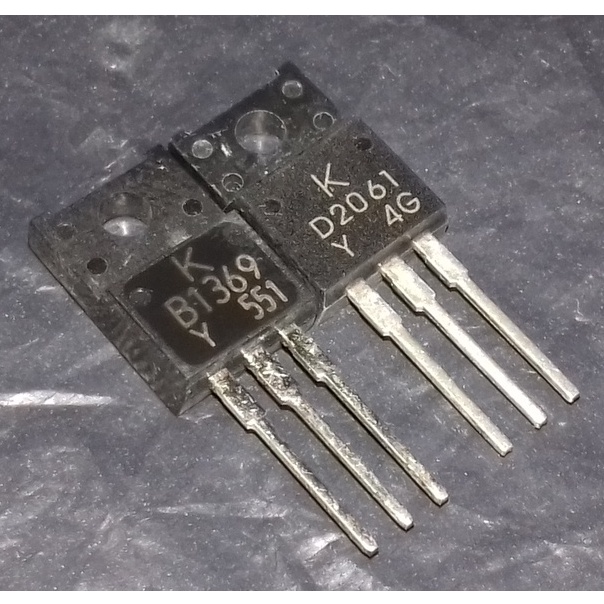 KTB1369 B1369 KTD2061 D2061 2A 180V PNP NPN BIPOLAR TRANSISTOR TO220F