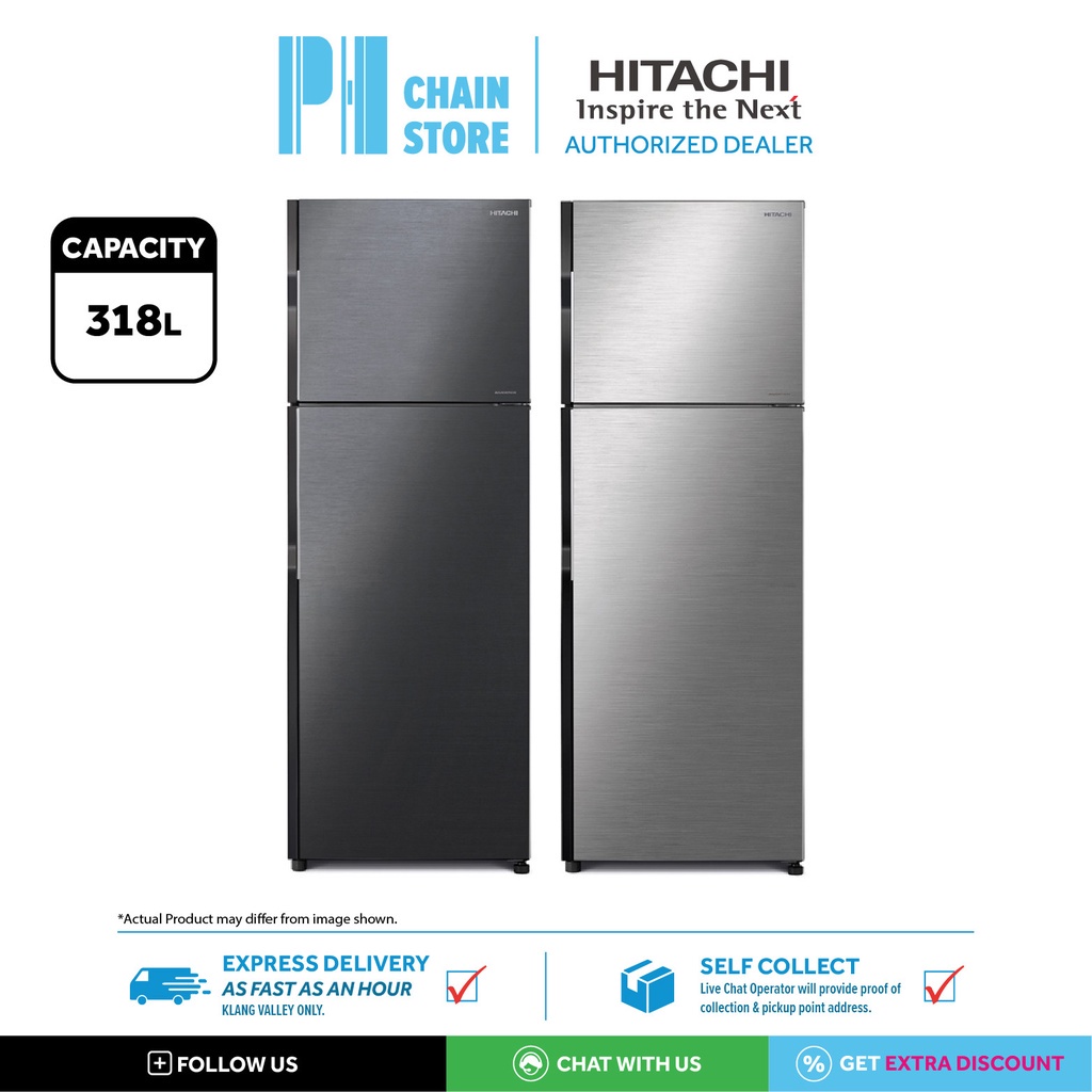(DELIVERY FOR KL & SGR ONLY) HITACHI RH355P7M BSL 318L NEW STYLISH