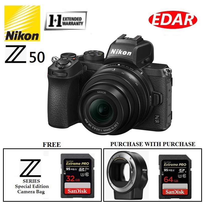 NIKON Z50 WITH 1650MM LENS Shopee Malaysia