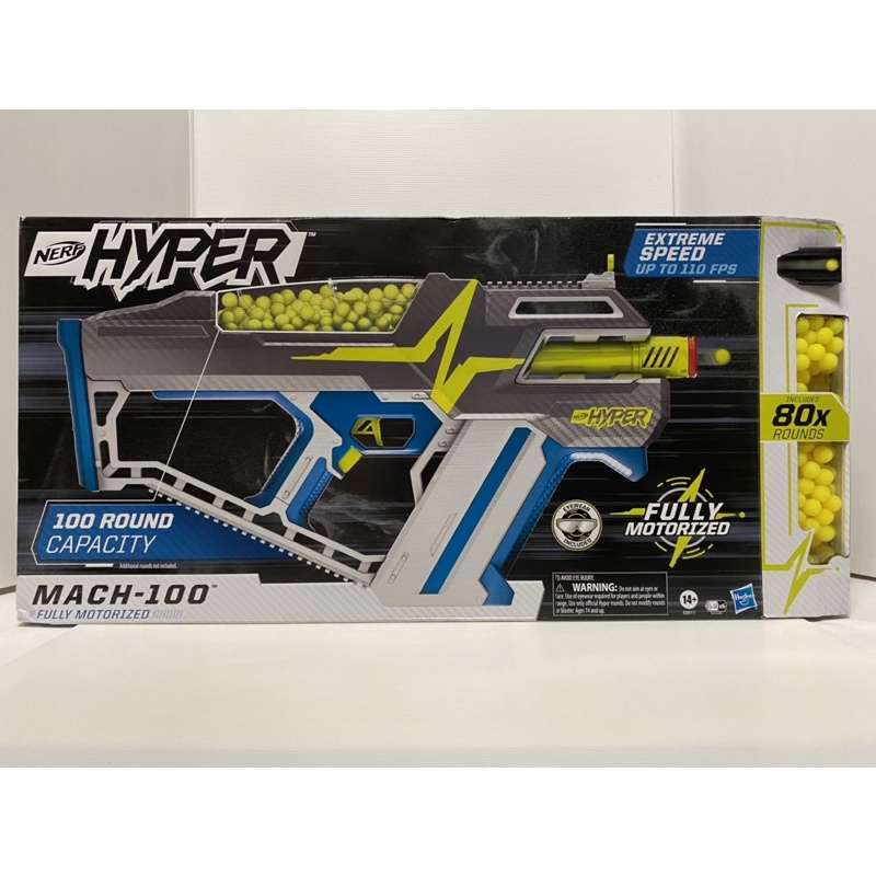 nerf hyper mach 100 full auto blaster | Shopee Malaysia