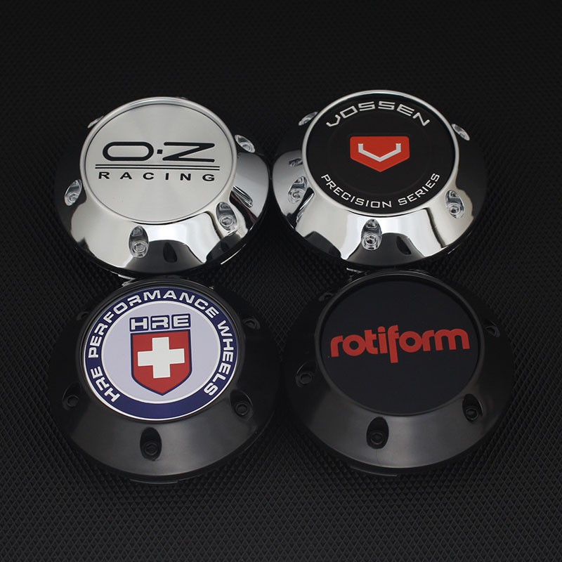 4pcs vossen wheels caps 68mm OD/62mm ID oz center caps rotiform wheel ...
