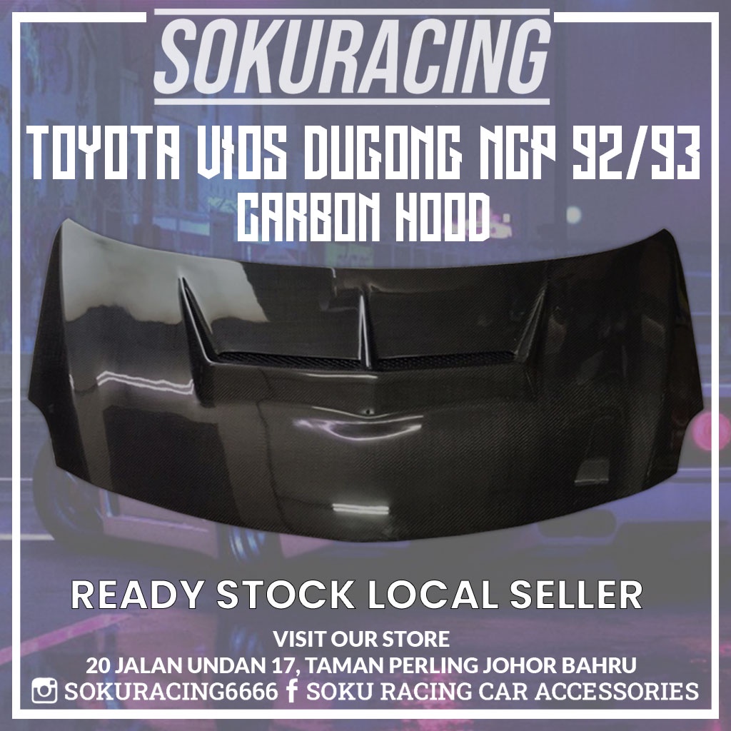 [SOKU RACING] TOYOTA VIOS DUGONG NCP 92/93 CARBON FIBER LIGHTWEIGHT