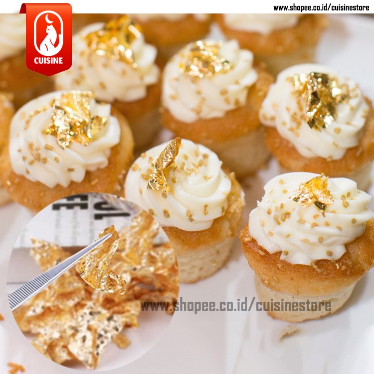 Edible gold Flake Big Bottle 5gr/ gold flakes/Edible gold leaf 24K