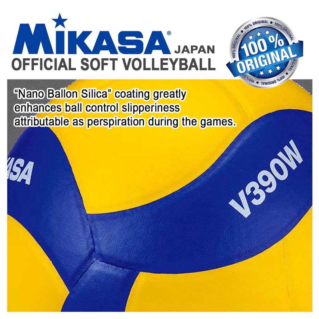 [100% Original] Mikasa Volleyball MVA 390w 330w 300w 200w Size 5 Volley ...