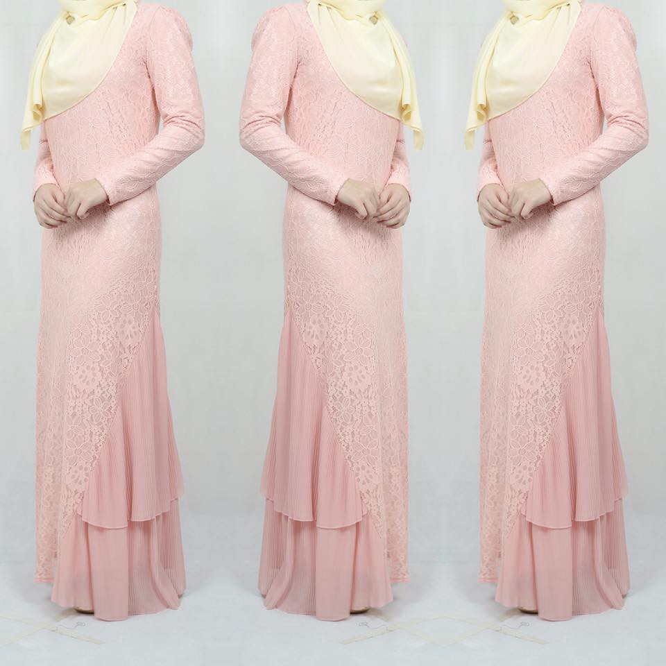 Dress Jubah Dinner Labuh Lace Shopee Malaysia