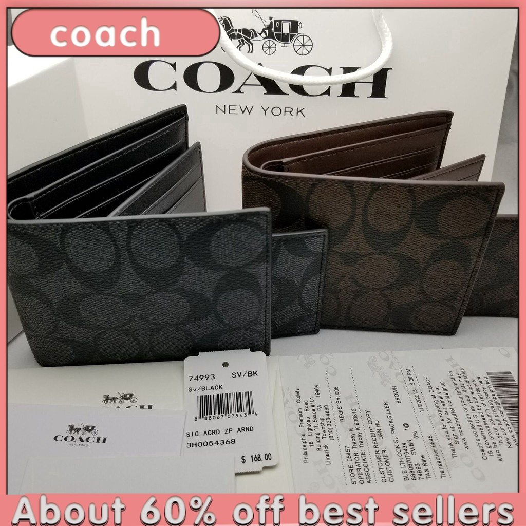 coach wallet - Men's Wallets Prices and Promotions - Men's Bags & Wallets  Apr 2023 | Shopee Malaysia