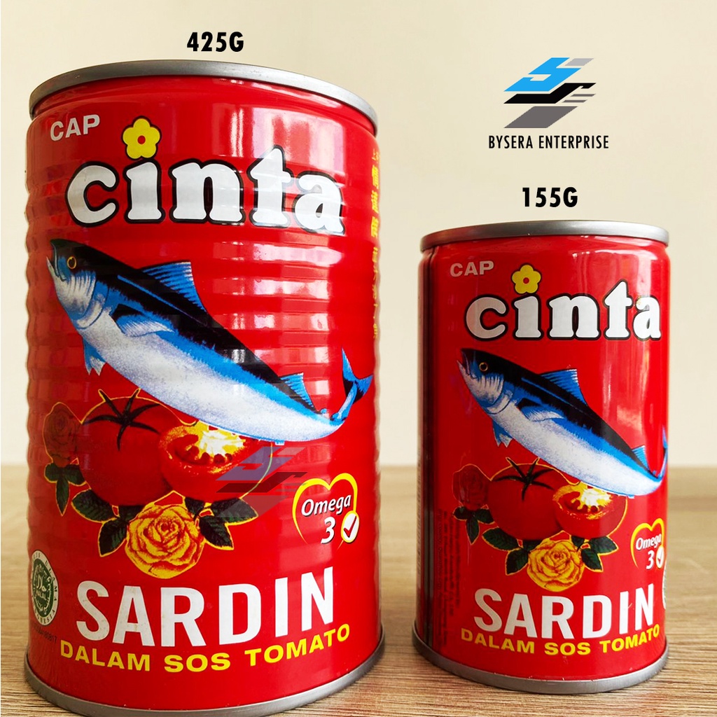 Cinta Sardines in Tomato Sauce/Sardin 425g & 155g Shopee Malaysia