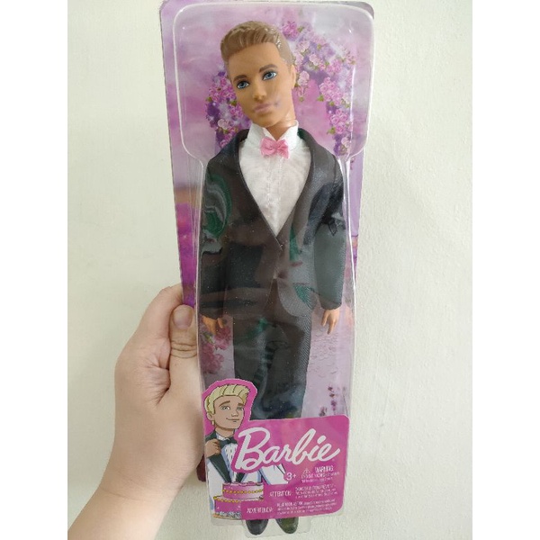 Barbie Bride and Fairytale Ken Groom doll toys for girl each sold separately white and pink dress wedding black suit Shopee Malaysia