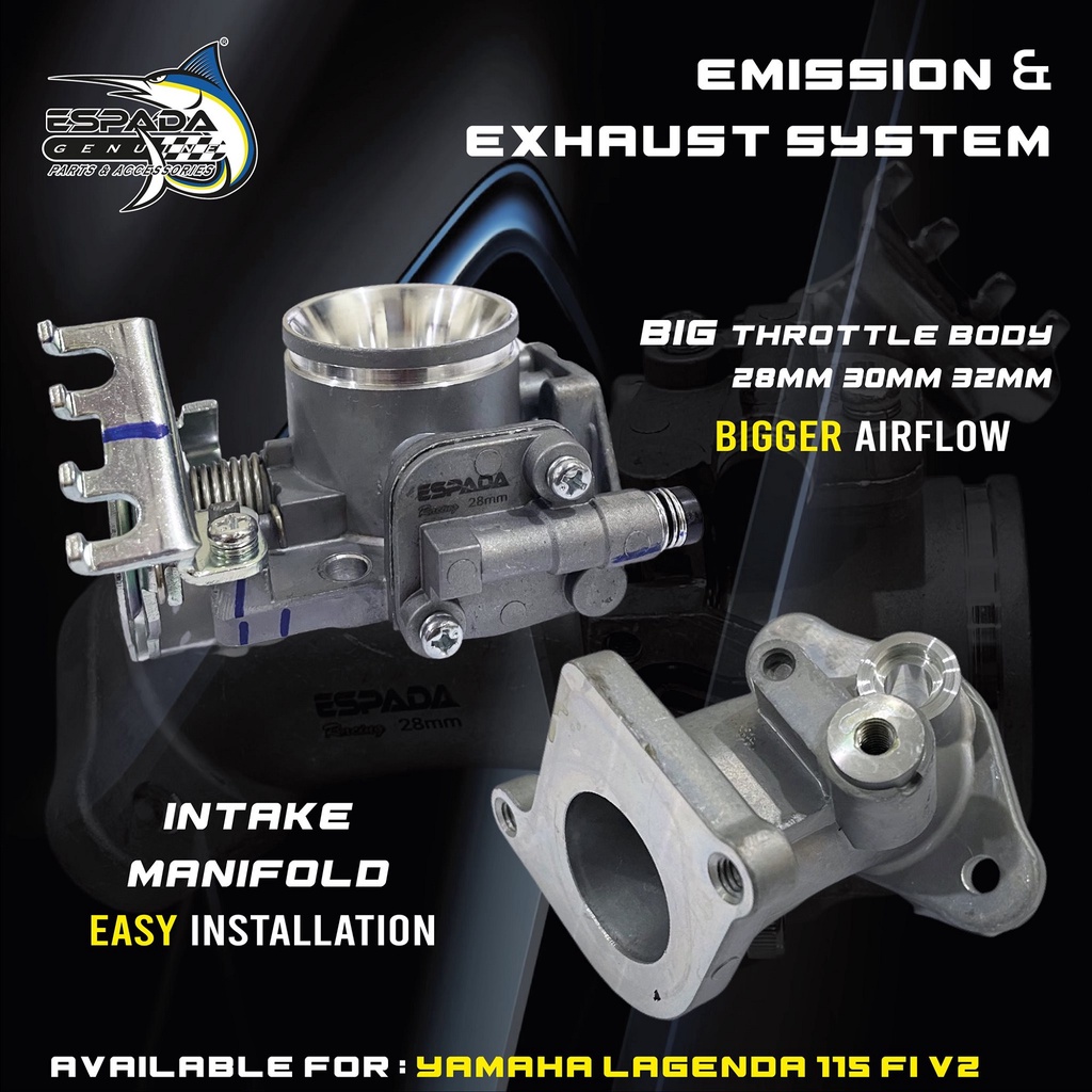 ESPADA SRL110FI LAGENDA 115FI V2 THROTTLE BODY Shopee Malaysia