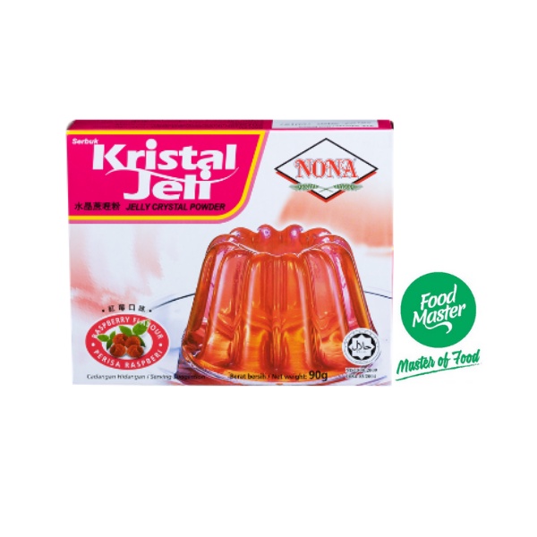 NONA Kristal Jeli / Jelly Crystal Powder Strawberry Flavour 90g