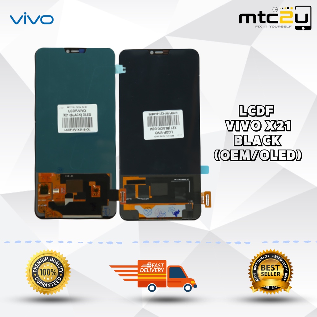 LCDF-VIVO X21 (BLACK) OEM/LCDF-VIVO X21 (HITAM) OEM | Shopee Malaysia