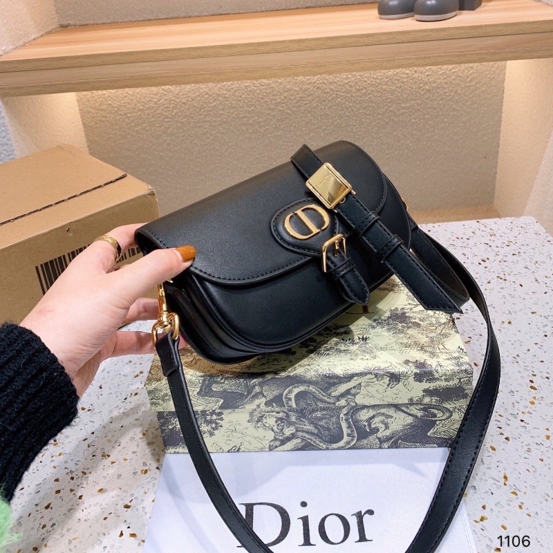 Dior-Premium Quality New BOBBY EAST-WEST Handbag Messenger Bag Women's  Shoulder Bag(With Box)Black