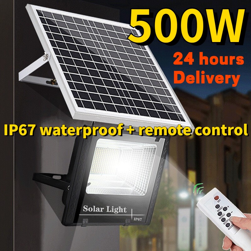Solar light 300W-500W solar spotlight led floodlight outdoor led ...