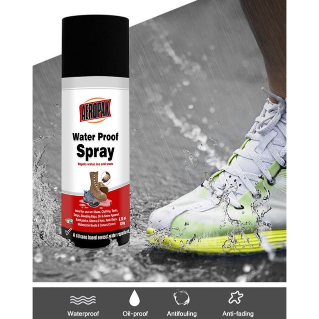 Waterproof hydrophobic spray for shoes With Moisturizing Effect 