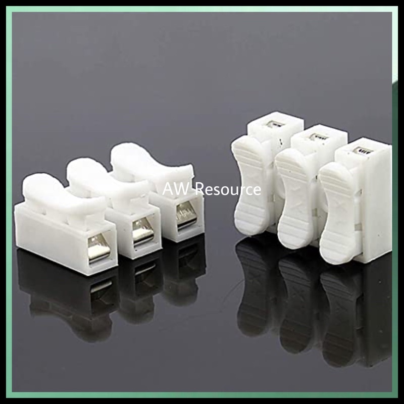 💥Ready Stock💥 10pcs 2 3 Pins Electrical Cable Connectors Quick Splice ...