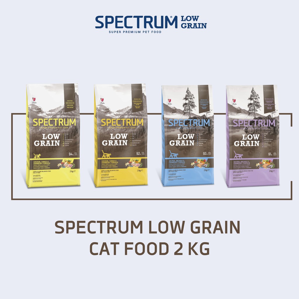 Spectrum Low Grain Cat Food 2kg