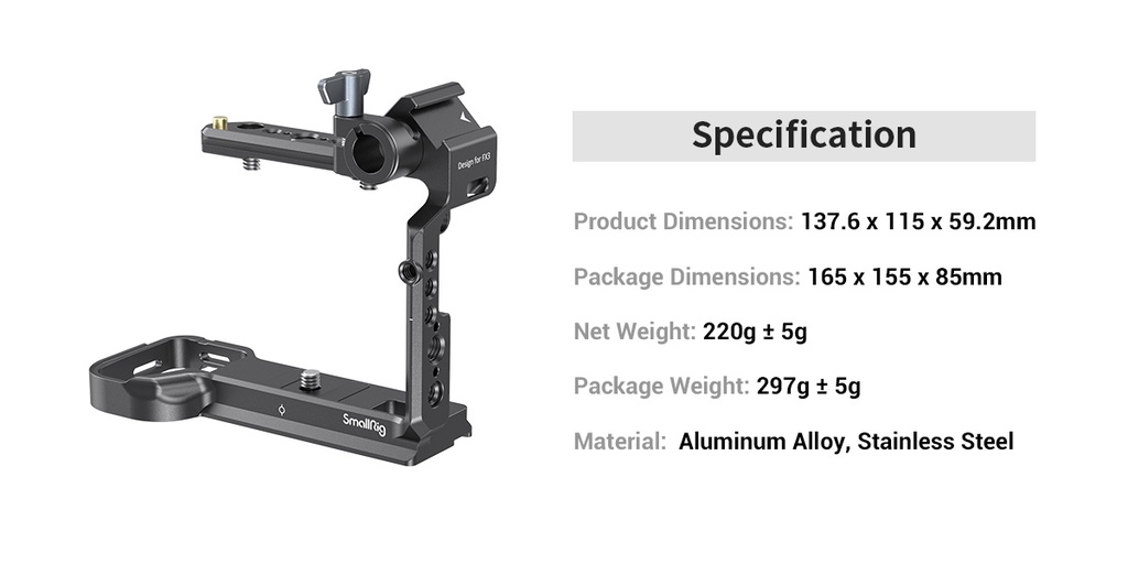 SmallRig 3278 Half Camera Cage for SONY FX3 | Shopee Malaysia