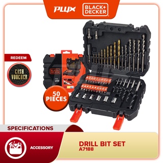 Black & Decker 109 piece Mixed Drill & screwdriver bit Set