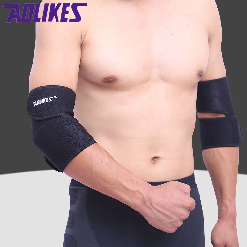 2pc Sports Elbow Protector Elbow Supporter ElbowPad Bracer Protective Wrap Shopee Malaysia