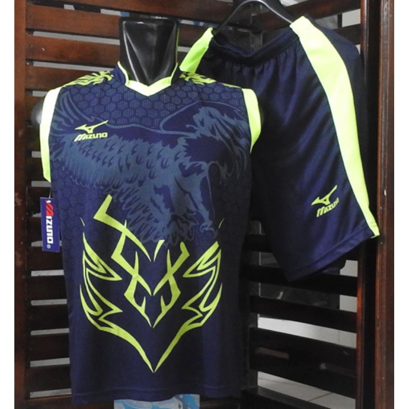 Mizuno Jersey Yukensi Volleyball Settings Futsal Costume Uniforms Badminton Latest Sports Shirts