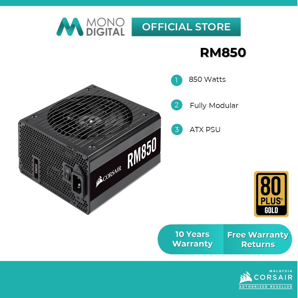 Corsair 750W PSU RM750 80Plus Power Supply Gold Fully Modular - PC Kuwait -  Ultimate IT Solution Provider in Kuwait