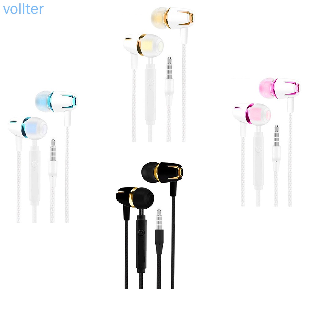 6 colors Original Series Earphone Stereo Sound 3.5mm Jack Earphone
