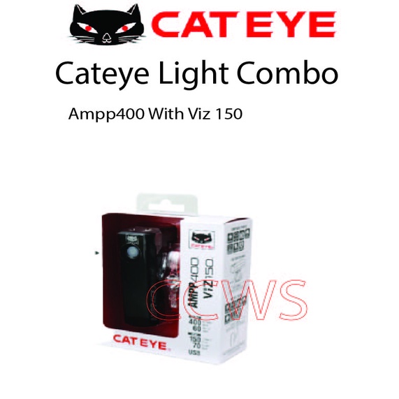 CATEYE HL-EL084RC TL-LD800R AMPP400/VIZ150 COMBO BLACK main image 1