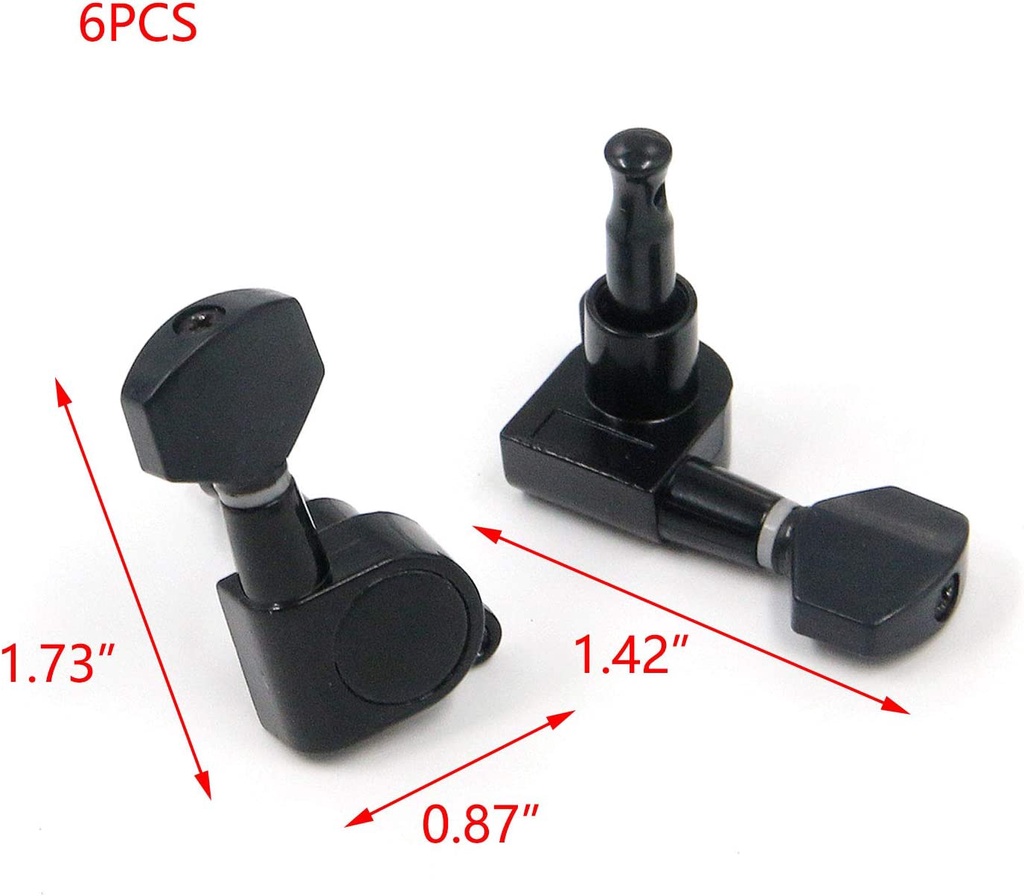 Taiwan made Chromed Metal 6Pcs Guitar String Tuning Pegs Tuners. Yamaha