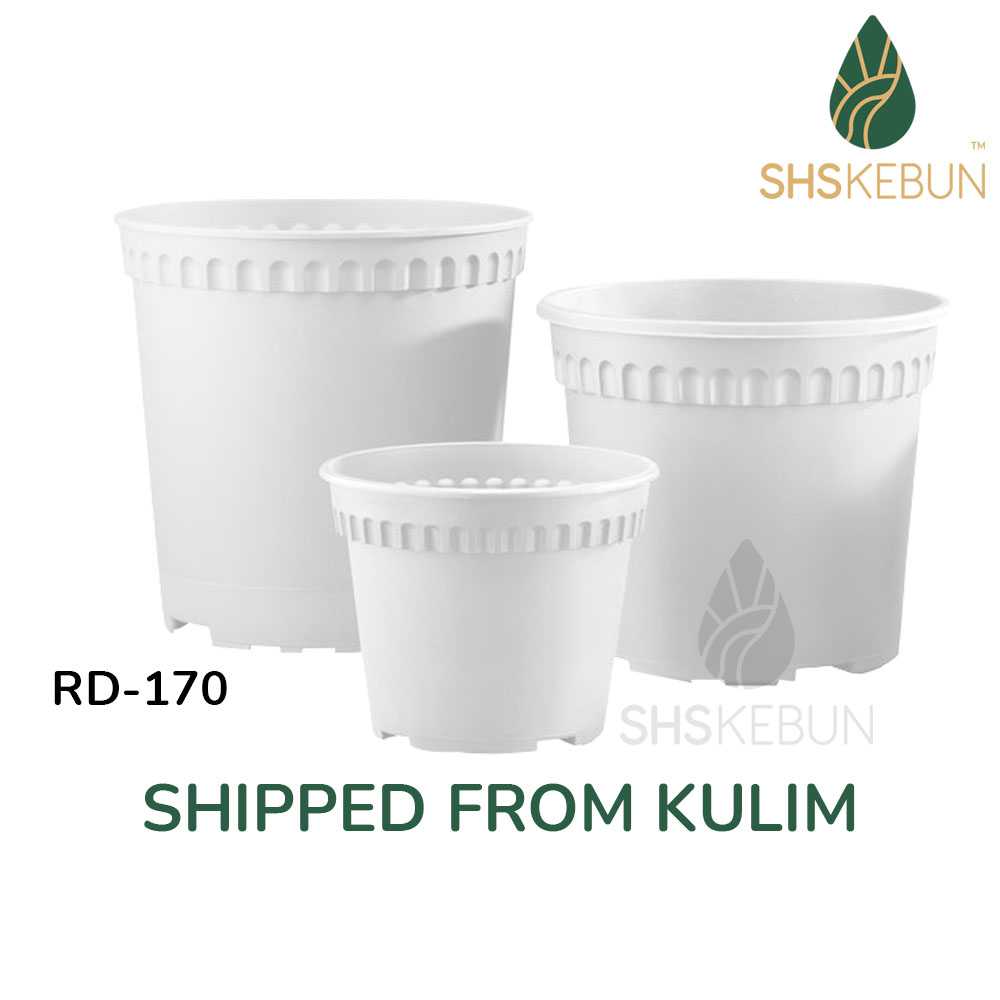 Baba Biodegradable Flower Pot Plastic Flower Pot Pasu Bunga BI-RD-170 ...