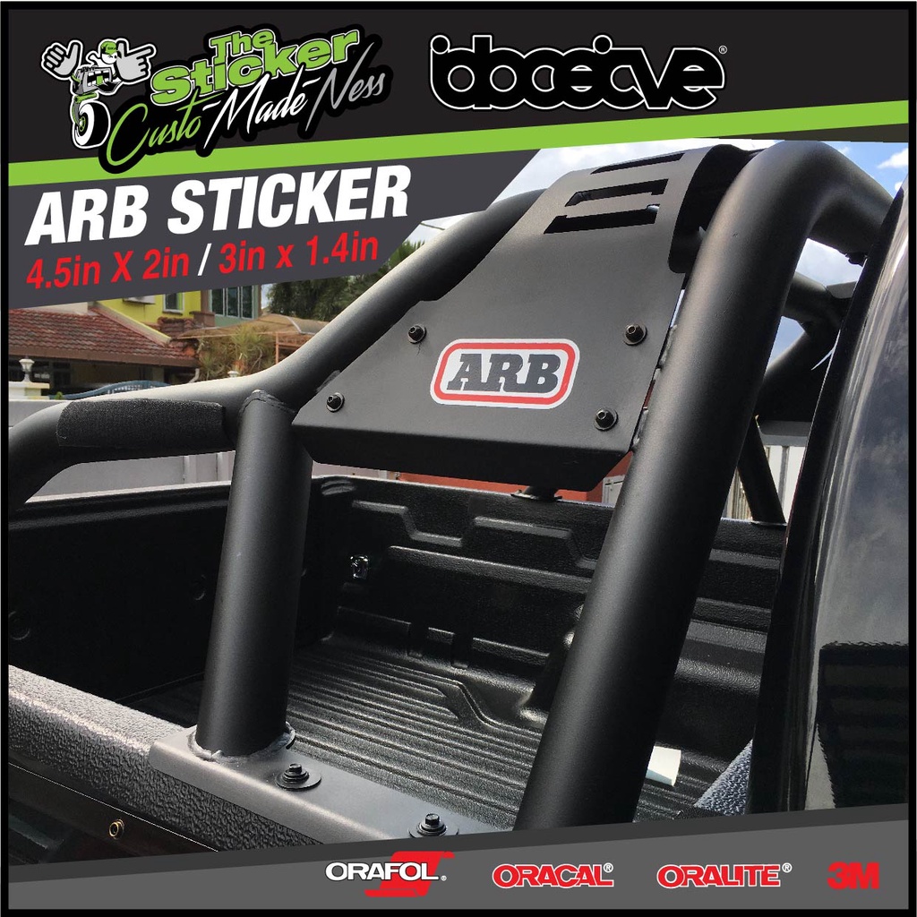Sticker ARB 4x4 premium quality 5 years durability, Ketahanan 5 tahun ...
