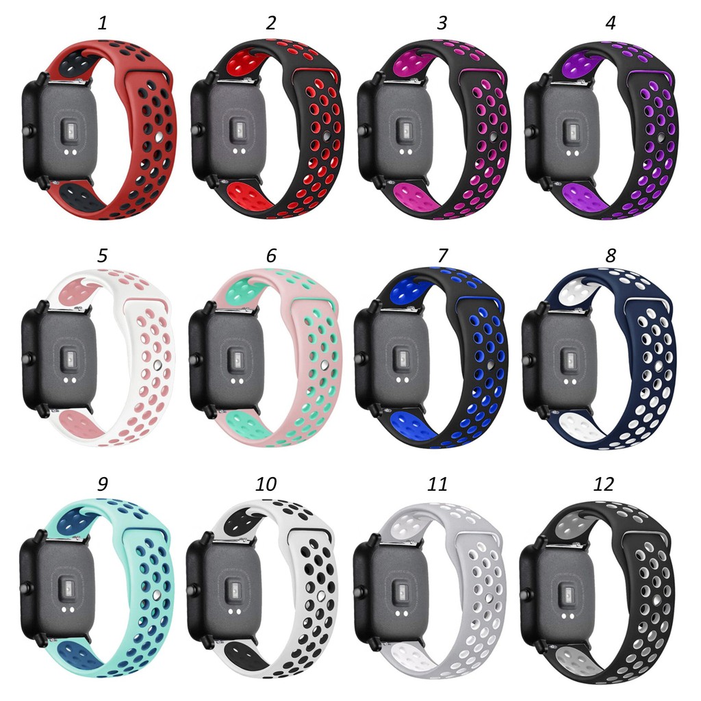 Universal 20mm Silicone band For Amazfit GTS 2 2e GTS2 Mini Garmin Forerunner245 Vivoactive 3 Venu VenuSQ Bracelet Strap