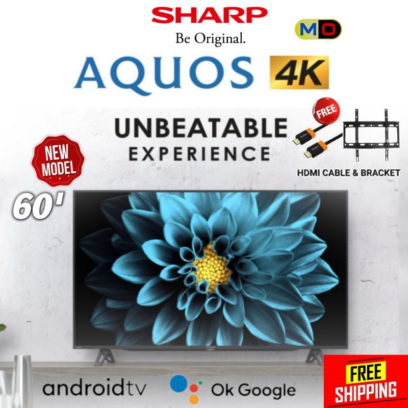 Sharp 4TC60DK1X AQUOS 60 Inch 4K UHD Android Shopee Malaysia