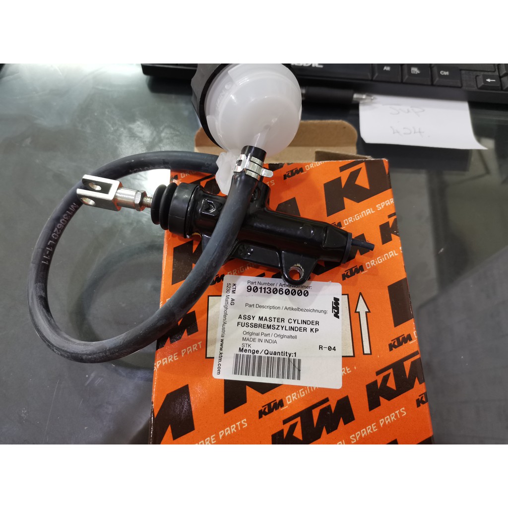 KTM DUKE / RC 200 / 250 /390 REAR MASTER PUMP - REAR BRAKE PUMP - ASSY ...