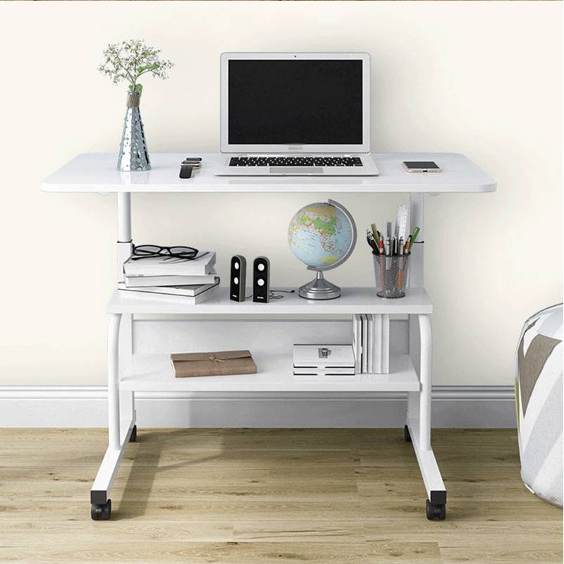 Lazy folding movable lifting rotating bed desk home simple easy bedside ...