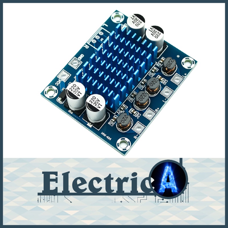 TPA3110 XH-A232 2.0 Channel Digital Stereo Audio Power Amplifier Board DC 8-26V 3A 30W+30W [ElectricA]