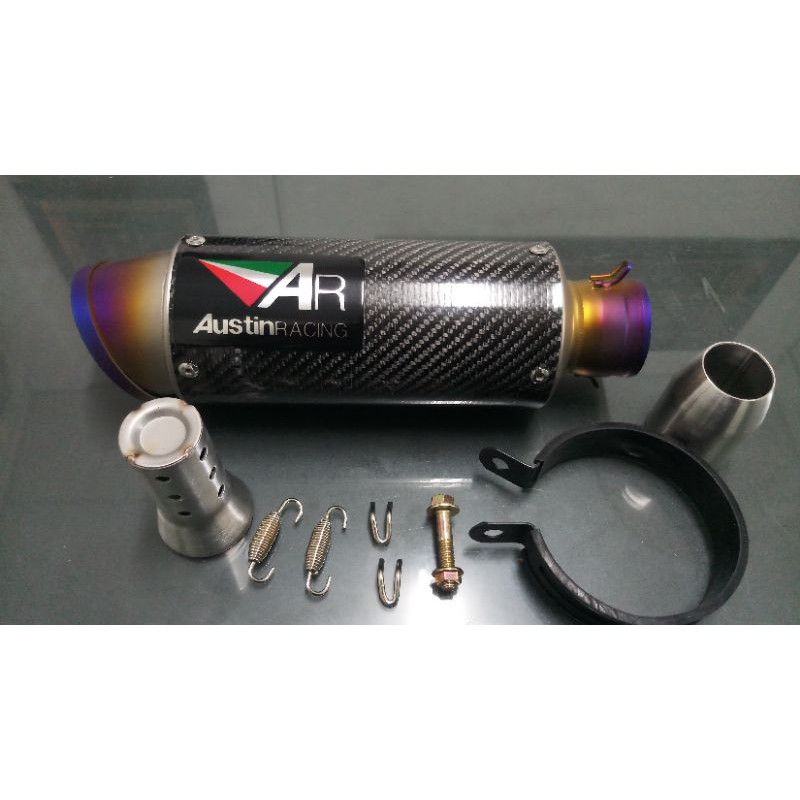 🇲🇾Austin racing rainbow ekzos exhaust carbon fiber universal | Shopee ...