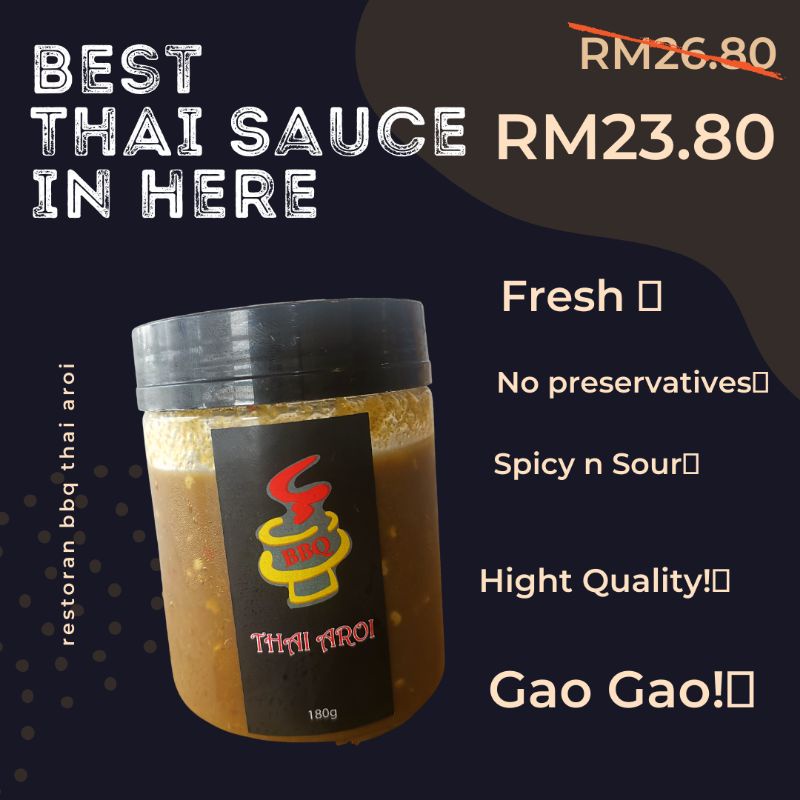 [THAI AROI] Mookata Homemade Chili Sauce 200ml 自制泰式辣椒酱 Shopee Malaysia