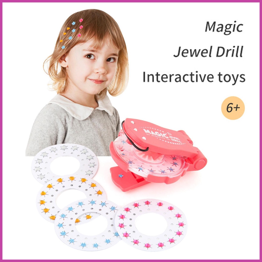 Hair Gem Stamper Kit - Bling Hair Jewels For Girls Toys,Hair Styling