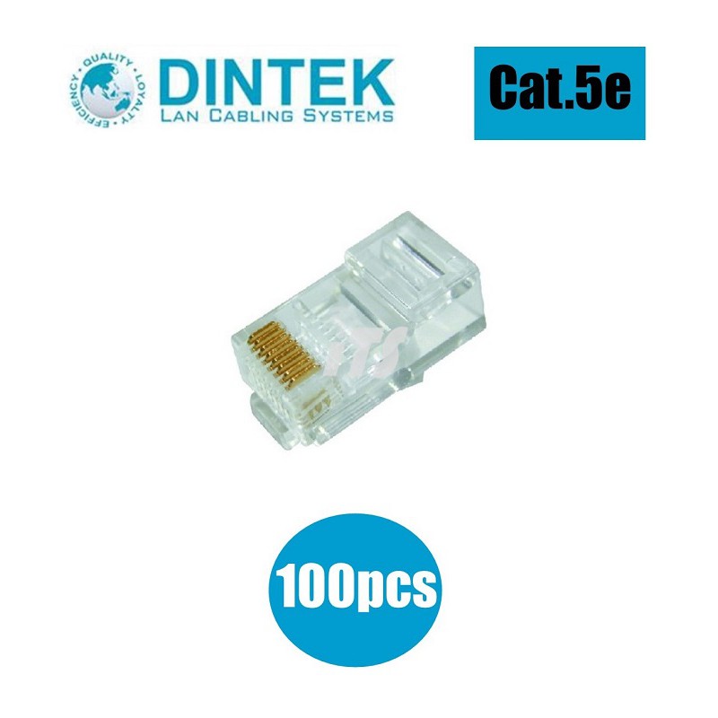 Dintek PowerMAX Cat.5e UTP Solid RJ45 Plug (100pcs) | Shopee Malaysia