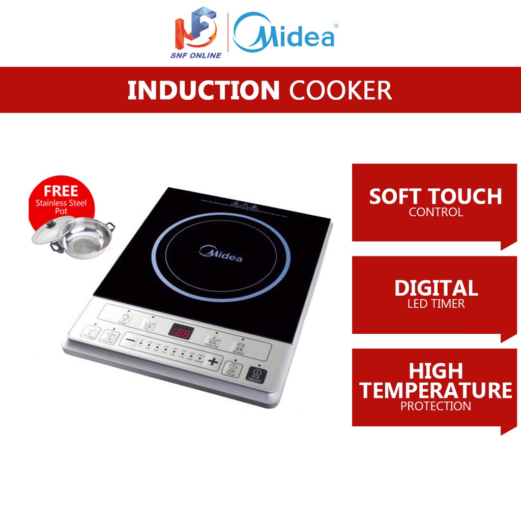 Midea Induction Cooker (1600 W) C16SKY1613 Shopee Malaysia